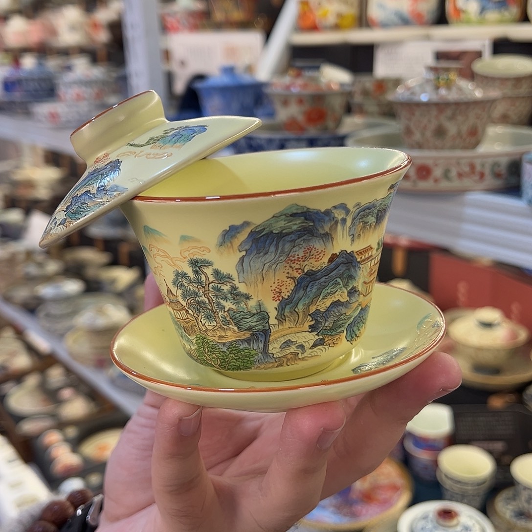 盖碗很漂亮我很喜欢