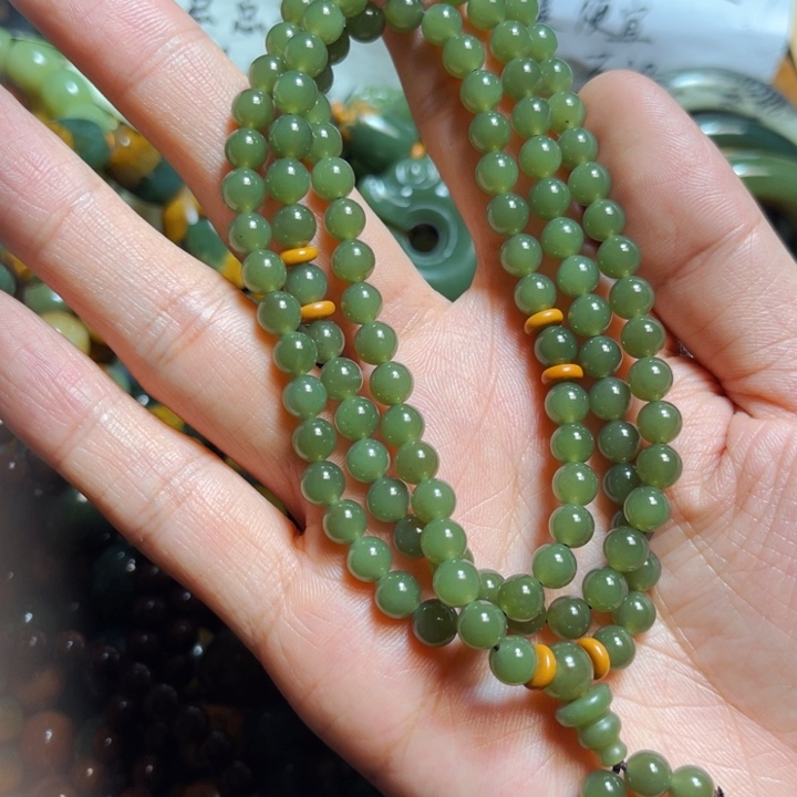 和田玉手链未镶嵌