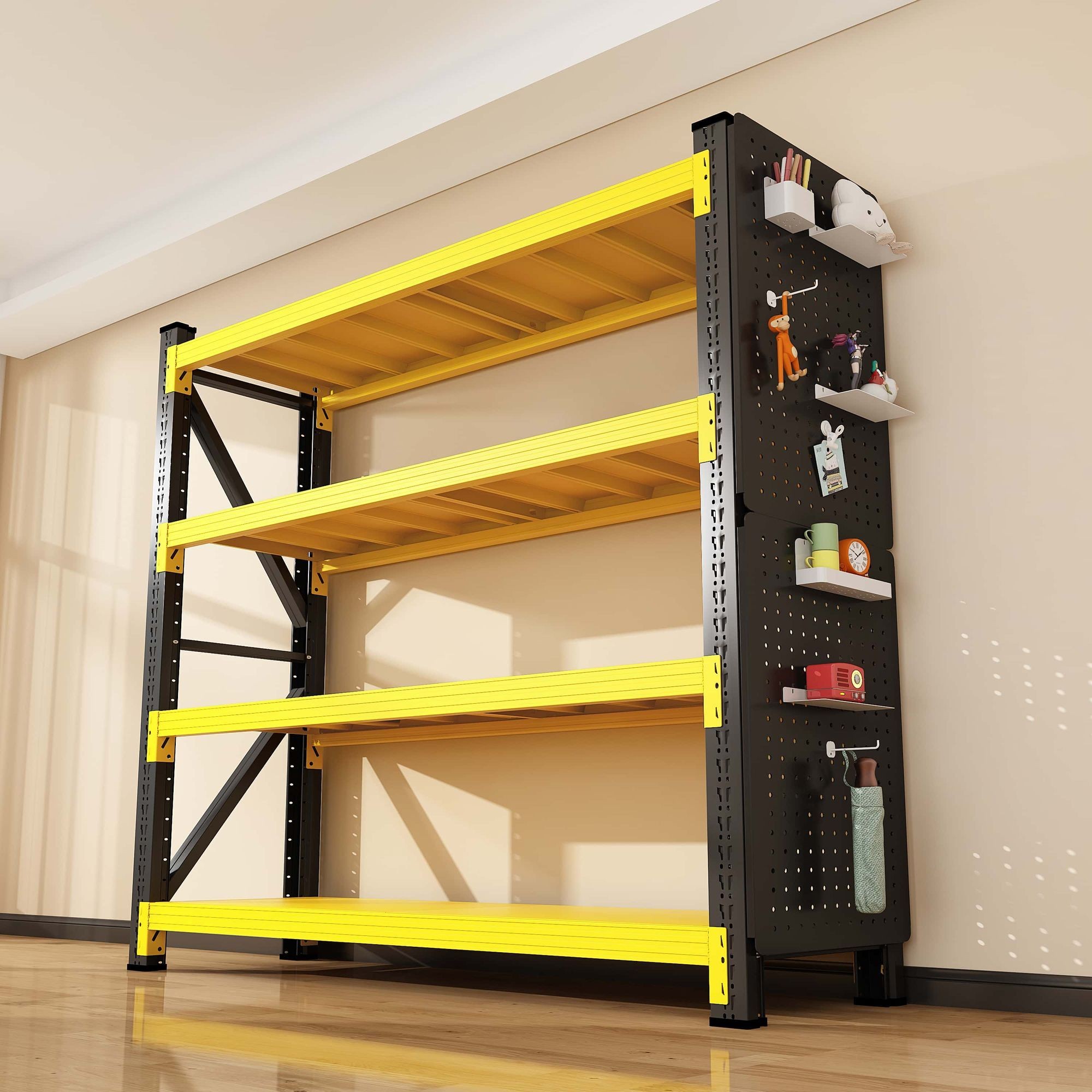 乌市发货新疆包邮重型仓储货架落地仓库家用储物间储物架加厚超市