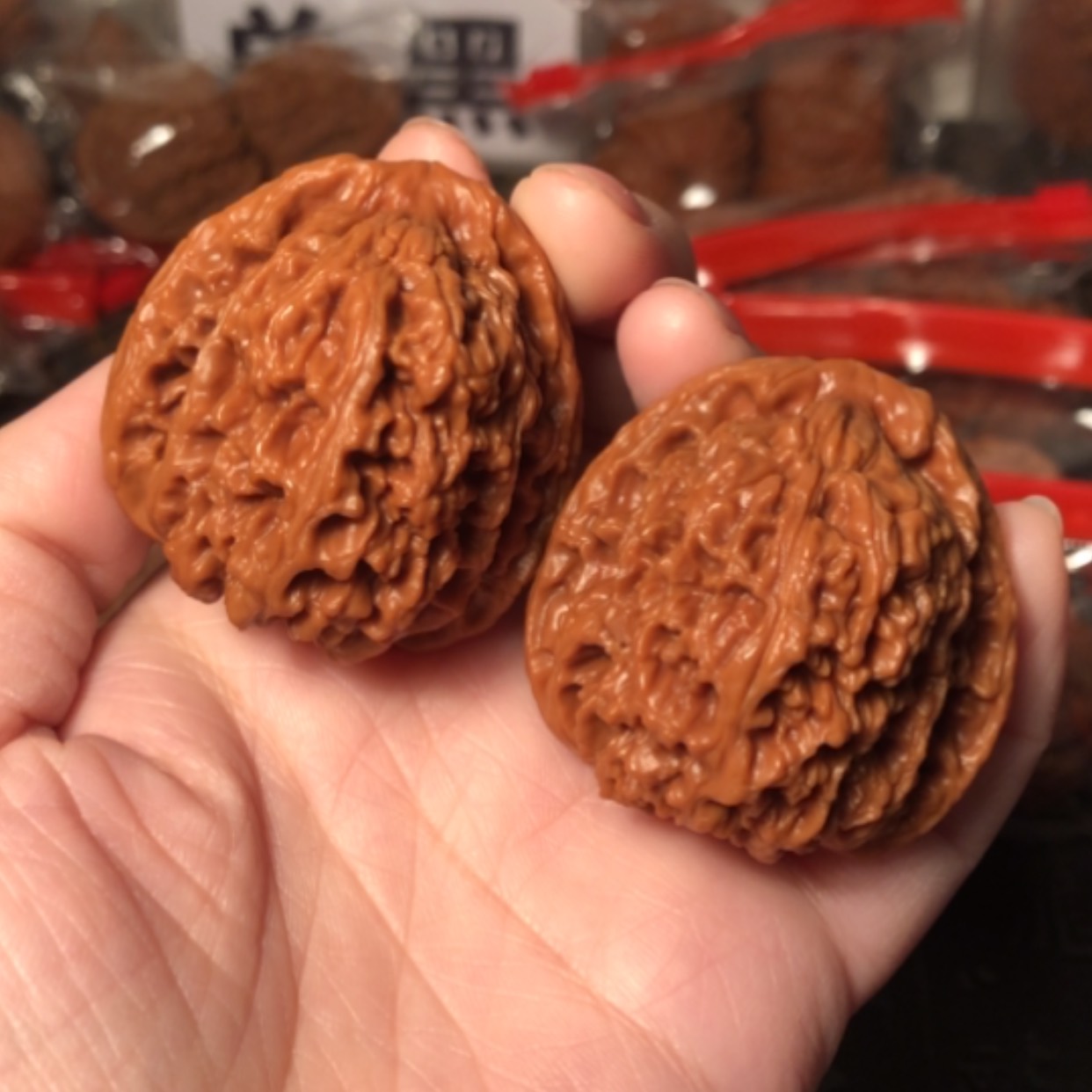 【闪购商品】文玩核桃把件一*儿南疆石43