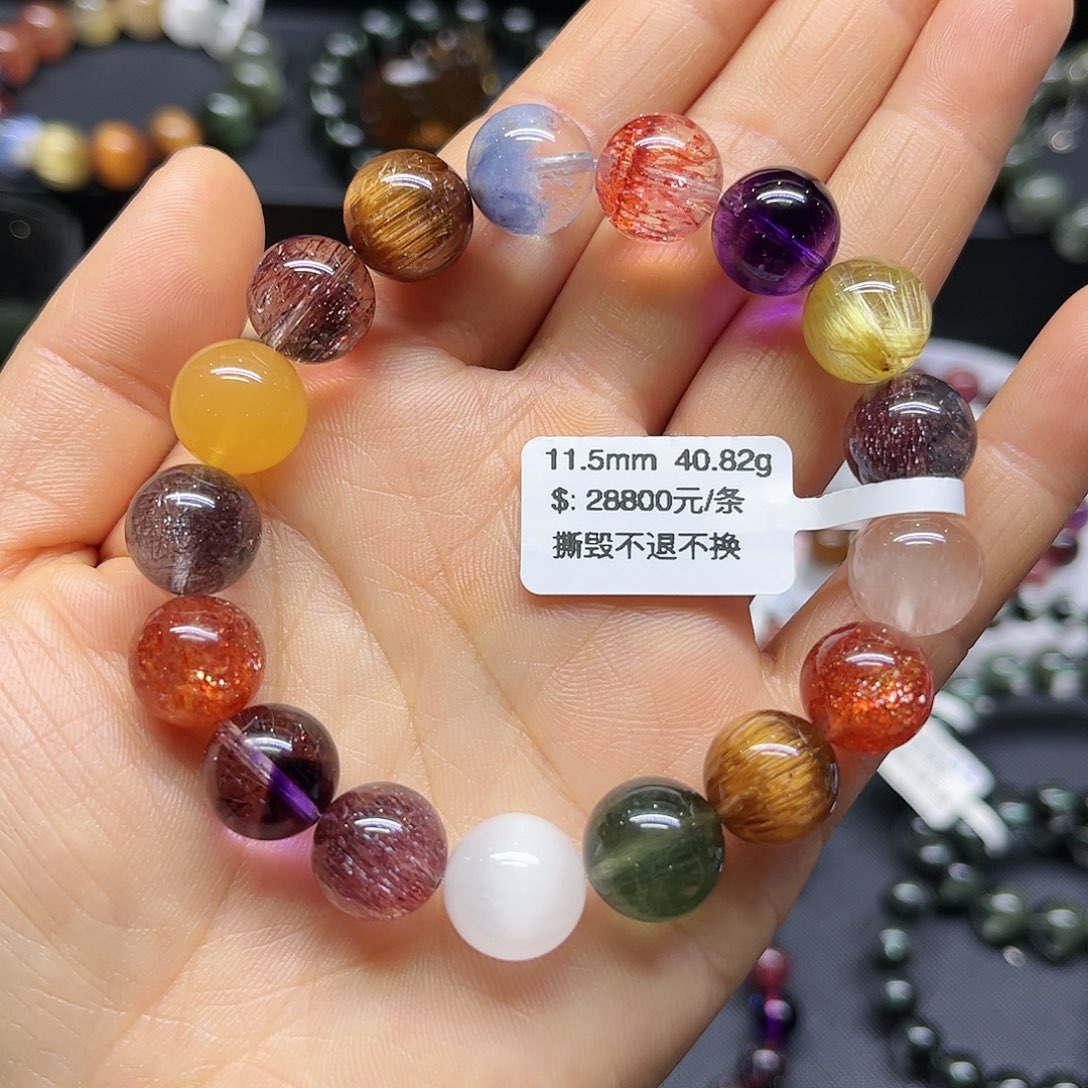 水晶手链未镶嵌天然水晶