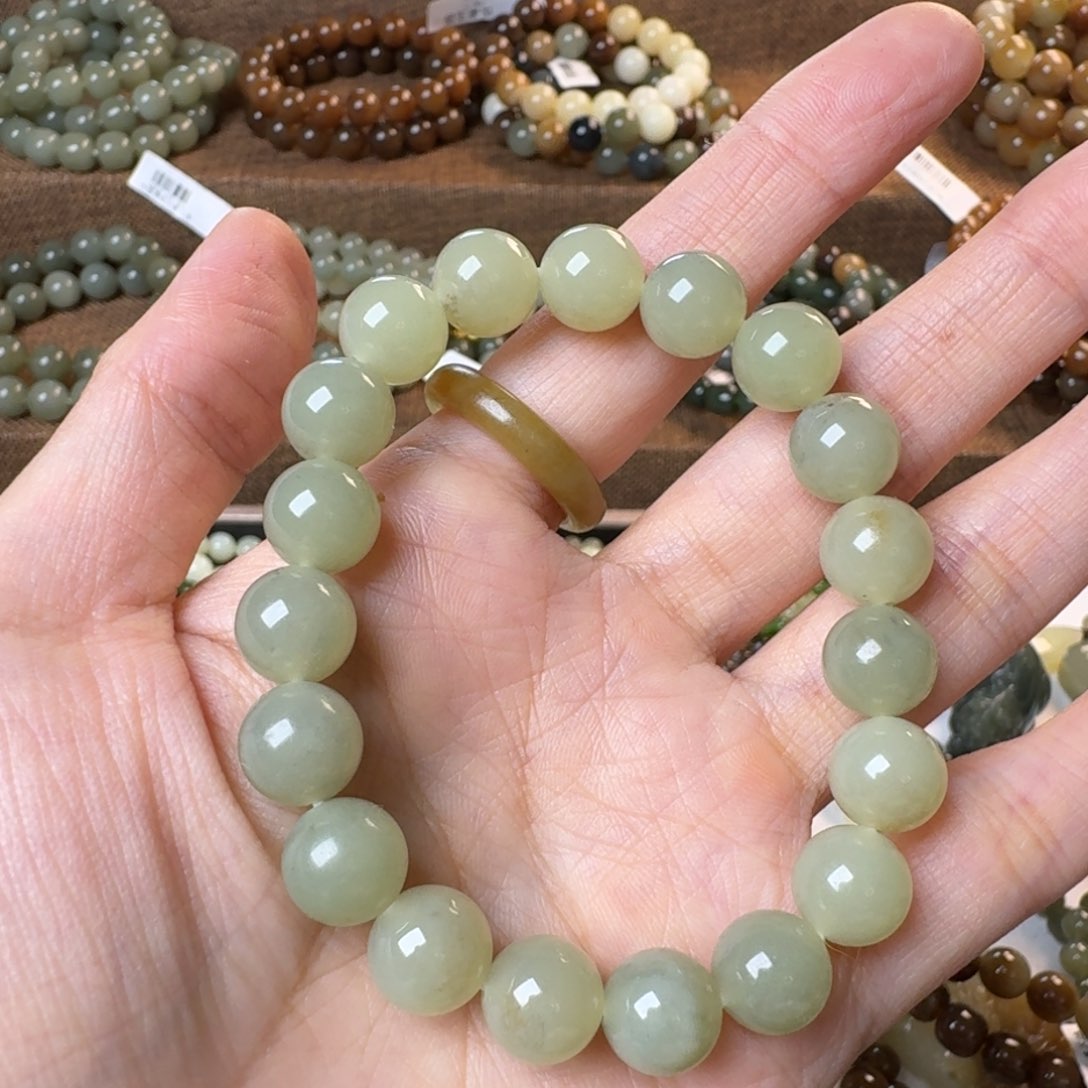 和田玉手链未镶嵌