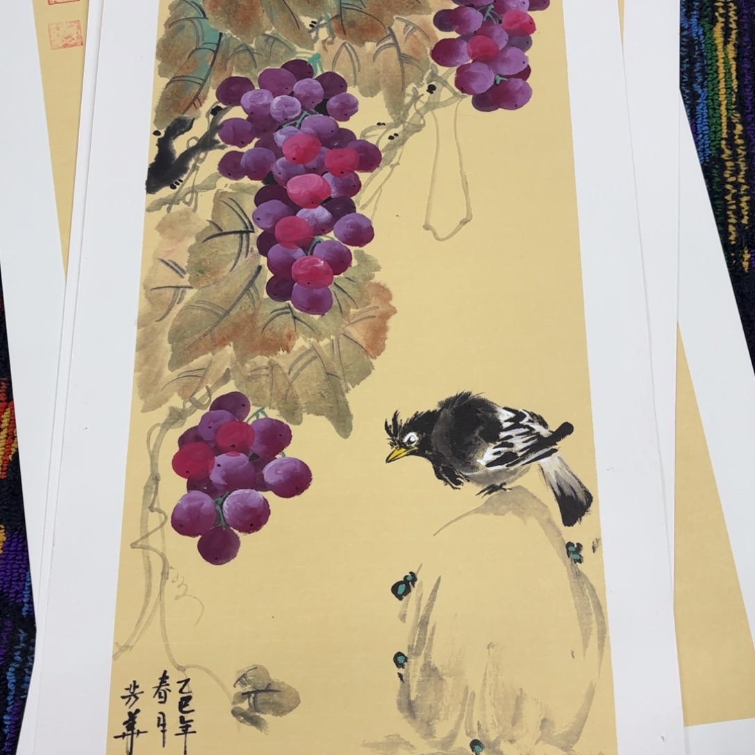 国画张芳华老师作品刘