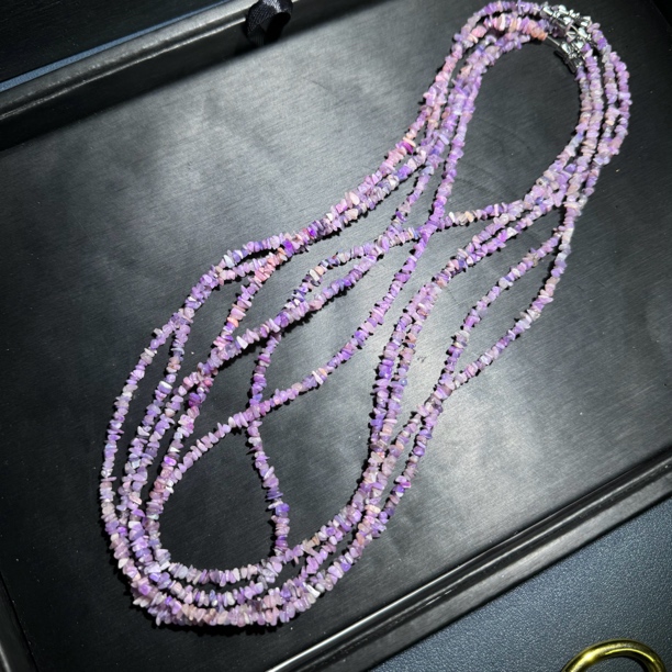 【黑胖珠宝】舒俱来樱花粉项链  多样性发一 QX154