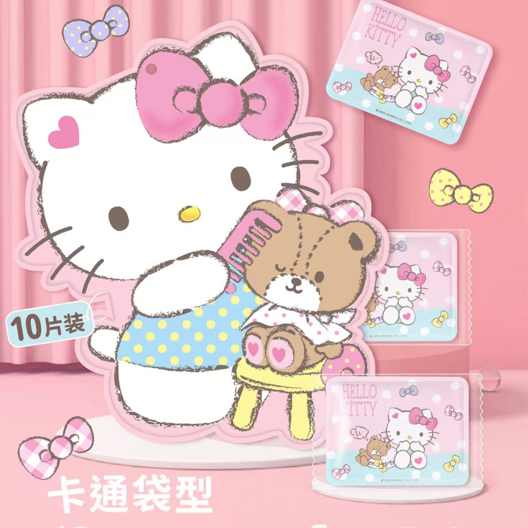 日常家用凯蒂猫暖宝宝贴可爱卡通萌少女心暖贴自热贴女生缓解疼痛