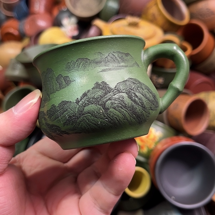 紫砂茶杯全手工紫砂主人杯