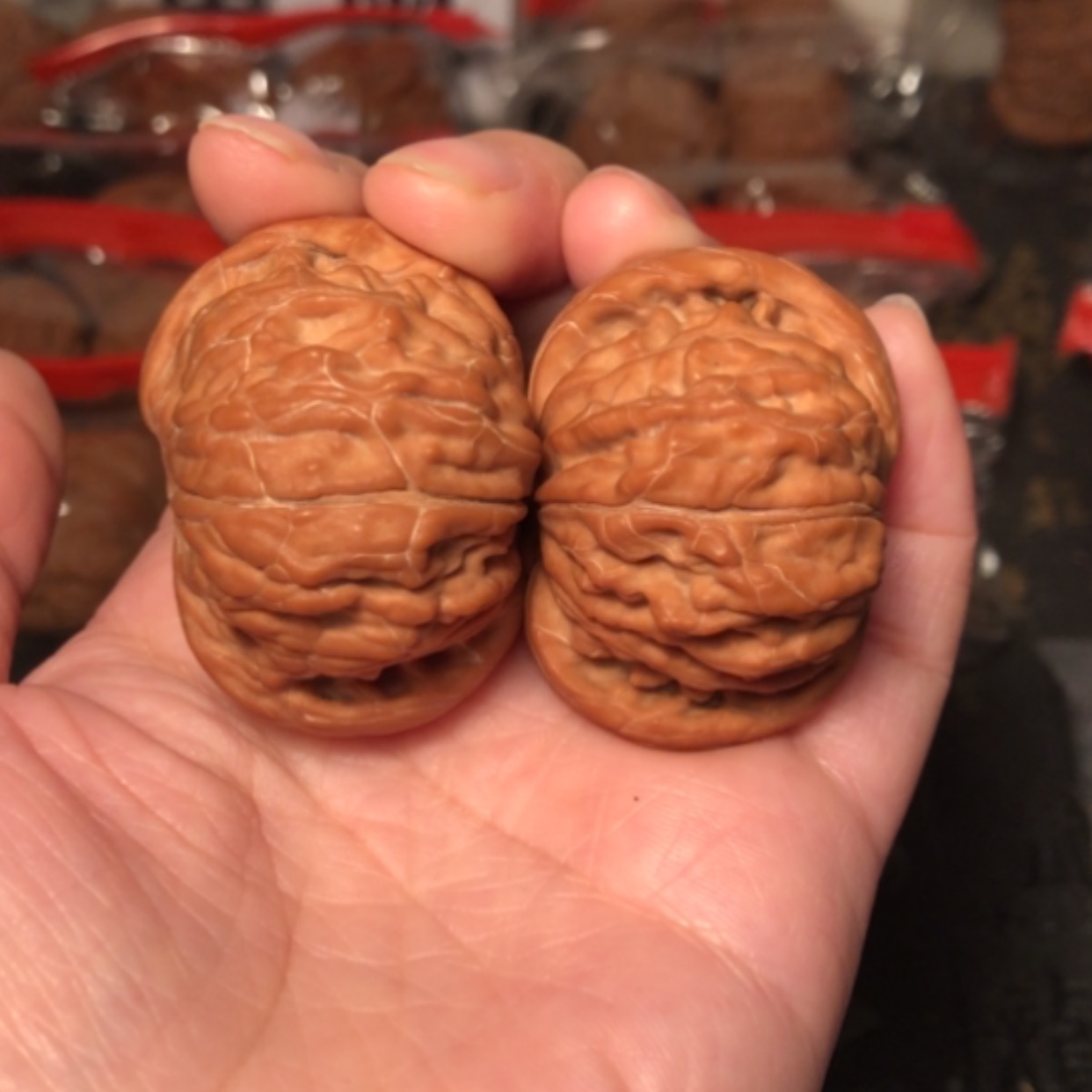 【闪购商品】文玩核桃把件/****i磨盘43