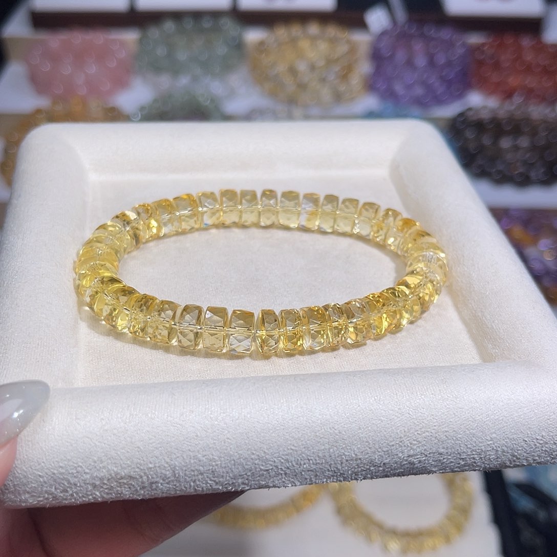 水晶手串未镶嵌Y**M天然水晶9+