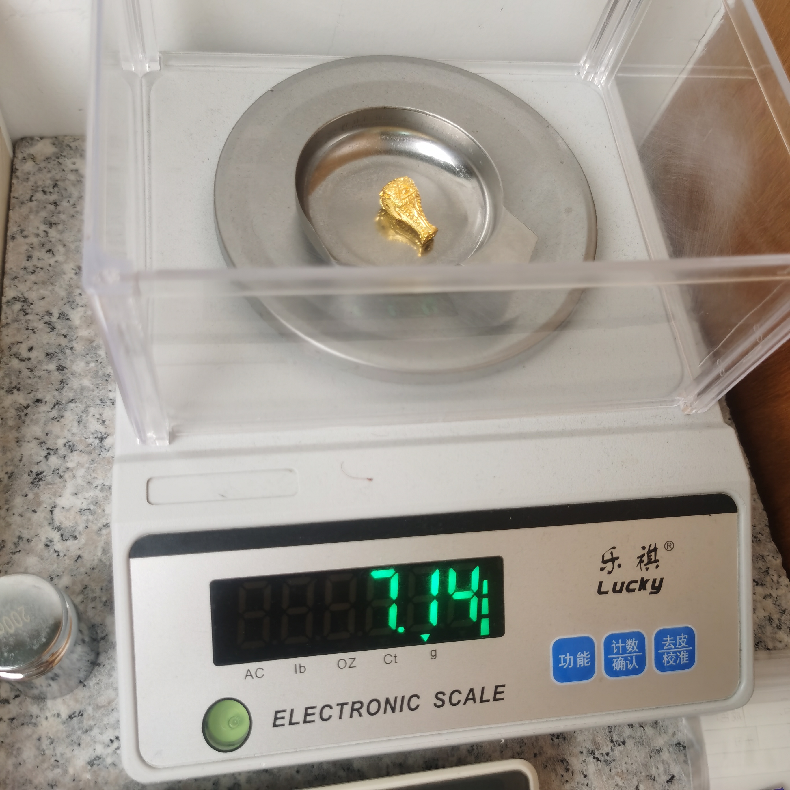足金黄金文玩配饰