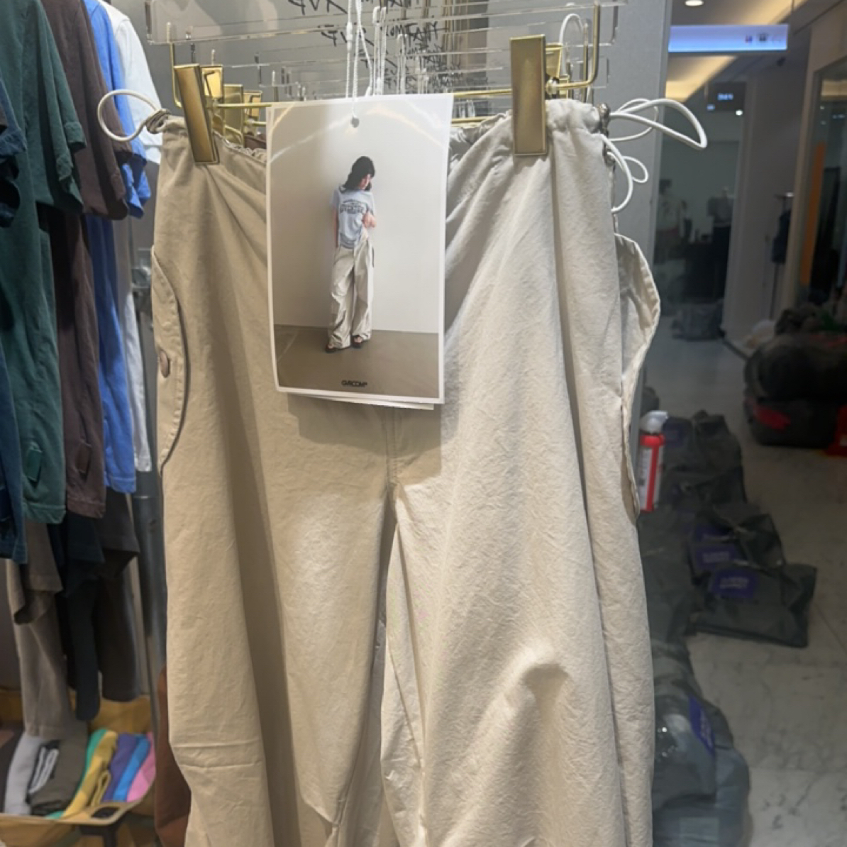 p812 no退no换 夏季女士薄款冰丝垂感高腰直筒阔腿休闲工装裤