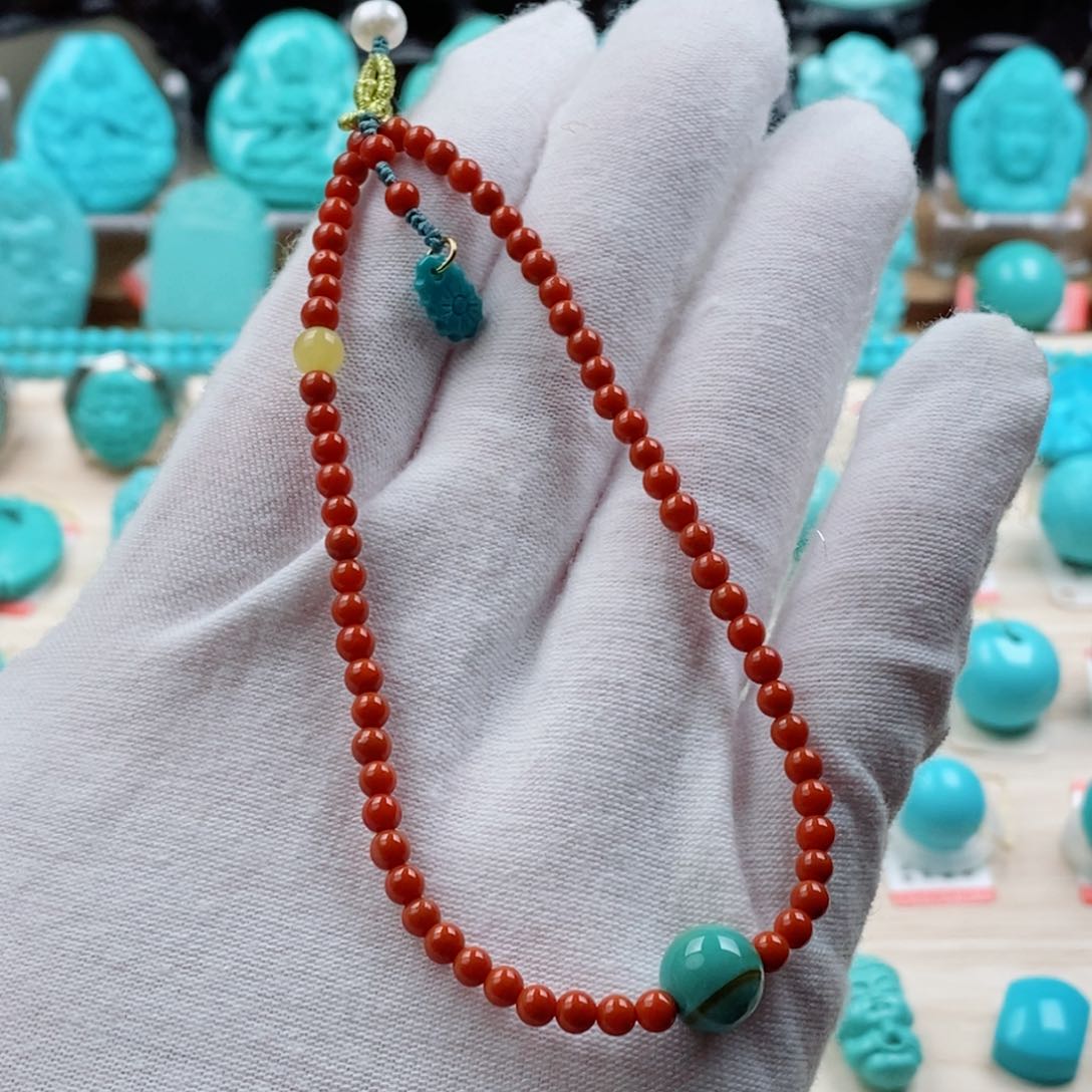 南红玛瑙配饰未镶嵌