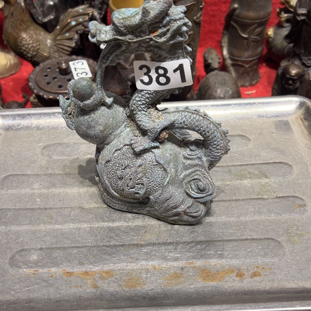 黄铜摆件，文房摆件