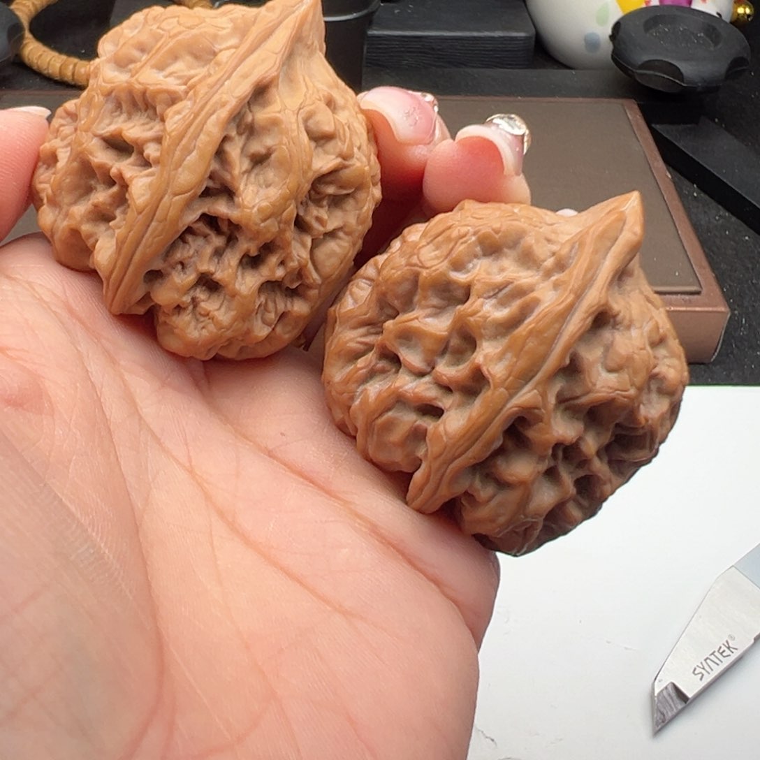 文玩核桃把件火苗41