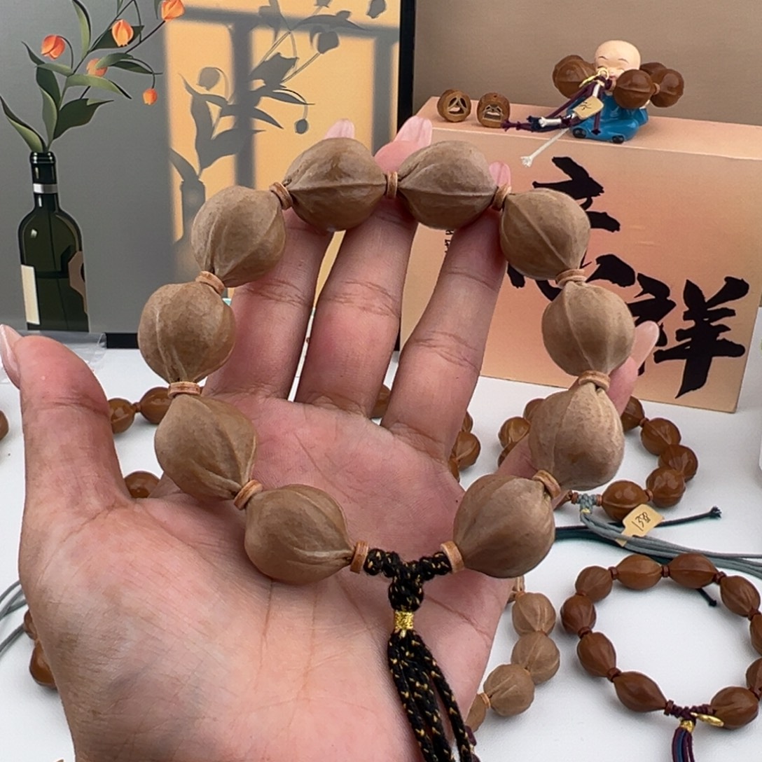 W***.橄榄核手串/手链1923打底发货定制款不退换