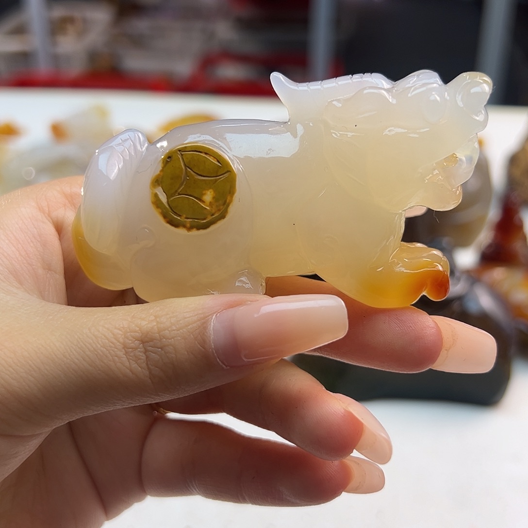 玛瑙/玉髓合金颈饰