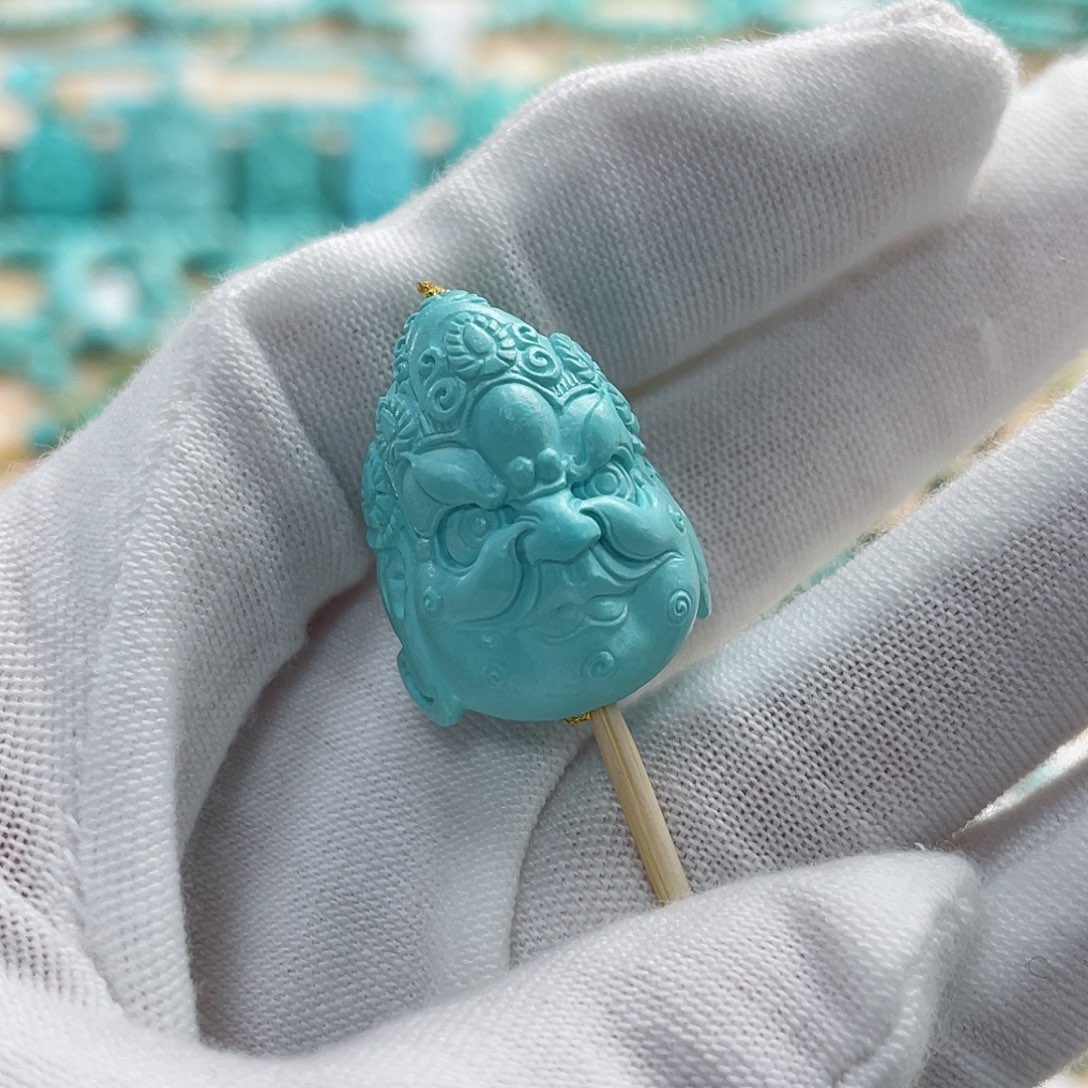 绿松石珠宝奇石未镶嵌