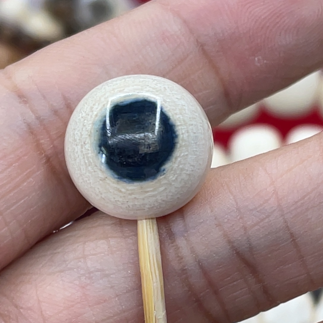 北***人手串/手链/手镯猛犸象牙1.5蓝眼