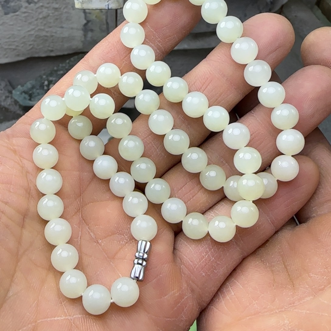 和田玉未镶嵌颈饰且末8