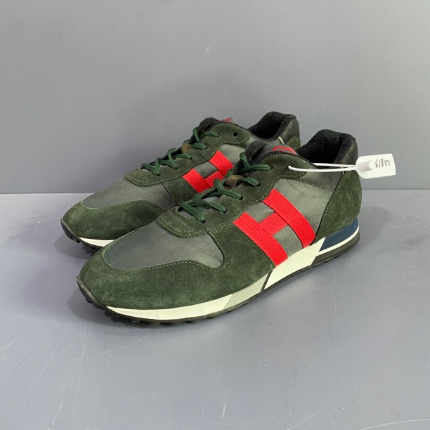 95新 HOGAN 43码 HOGAN 黑红休闲运动鞋 休闲鞋 成色新290