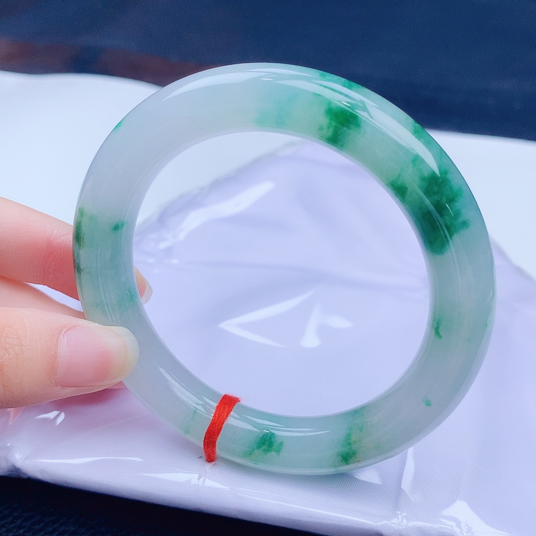 翡翠未镶嵌手镯缅甸天然翡翠a货手镯