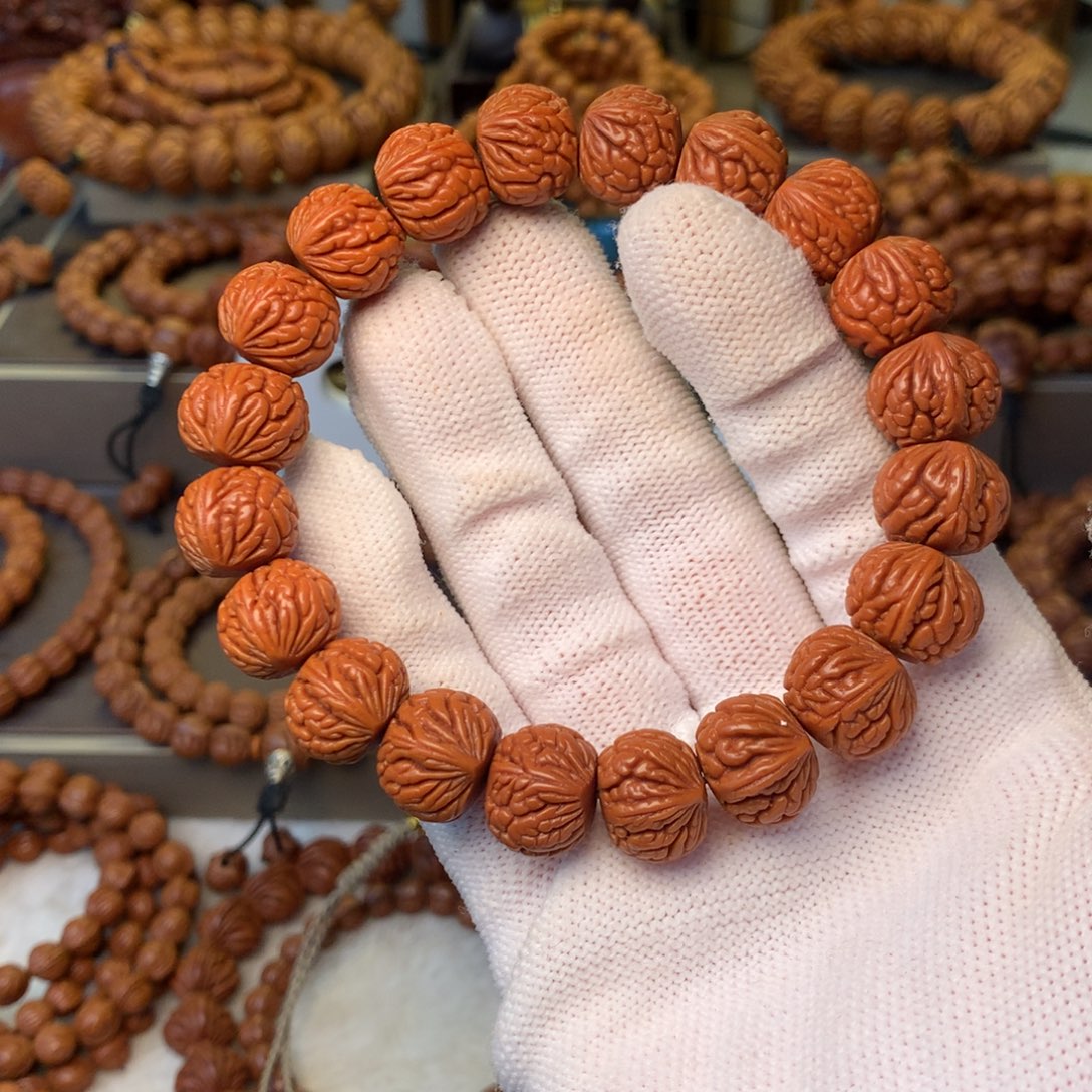 手串桃核秦岭龙纹