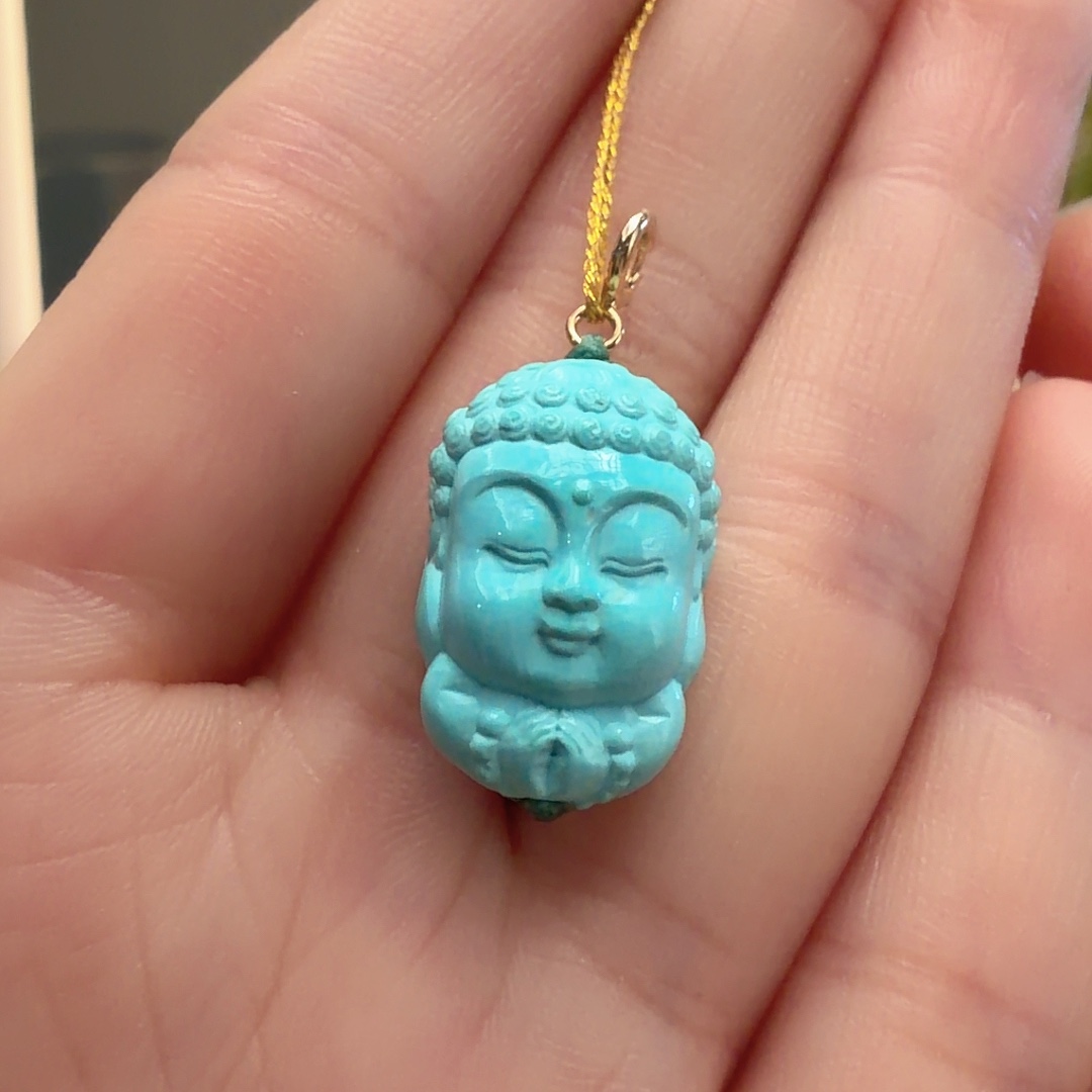 绿松石未镶嵌颈饰