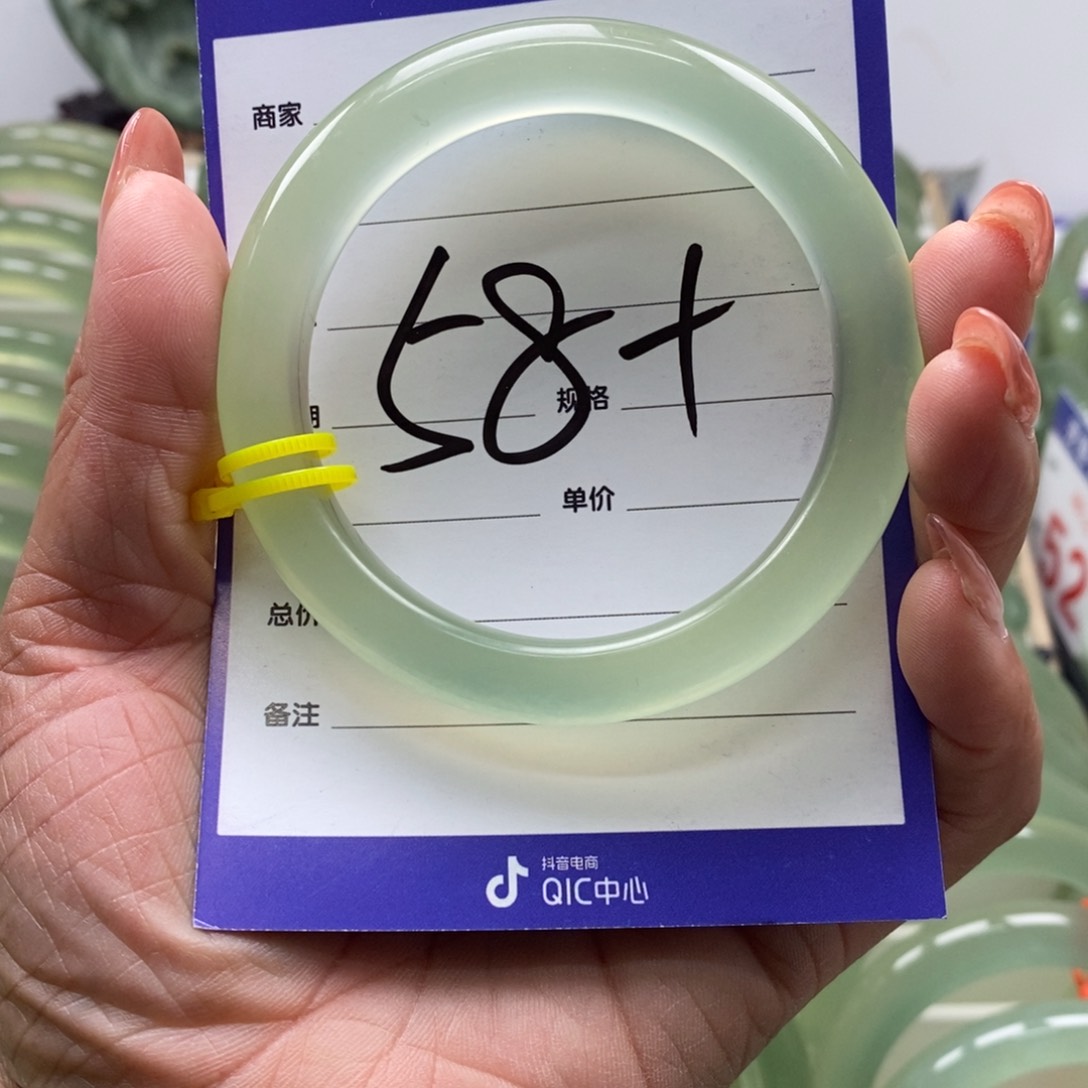 蛇纹石玉合金手镯小*鱼好