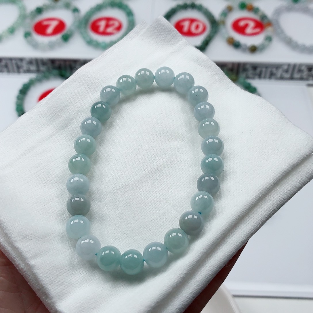 翡翠未镶嵌手链卡7.5（货尾）