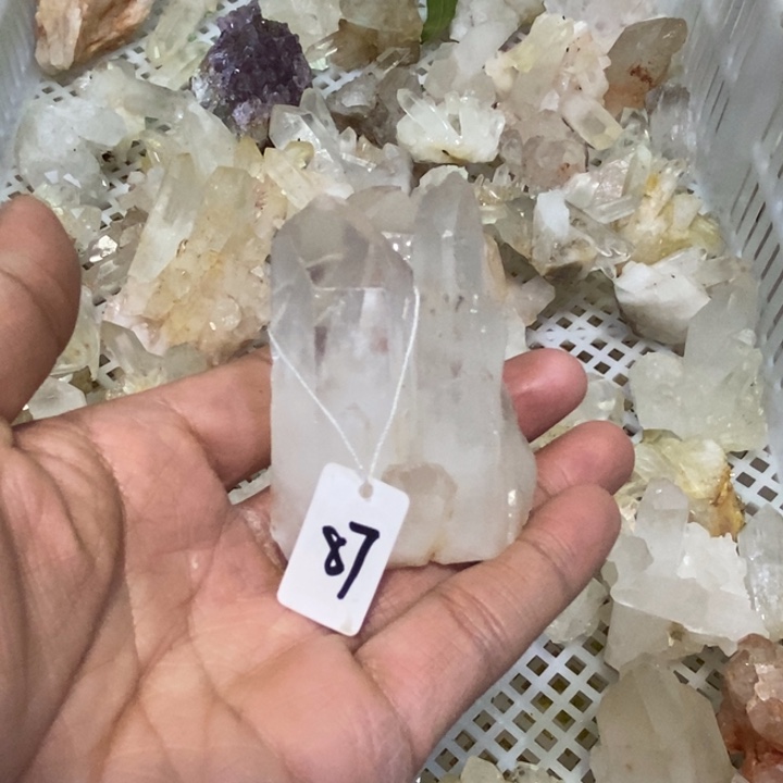 水晶水晶原石摆件未镶嵌