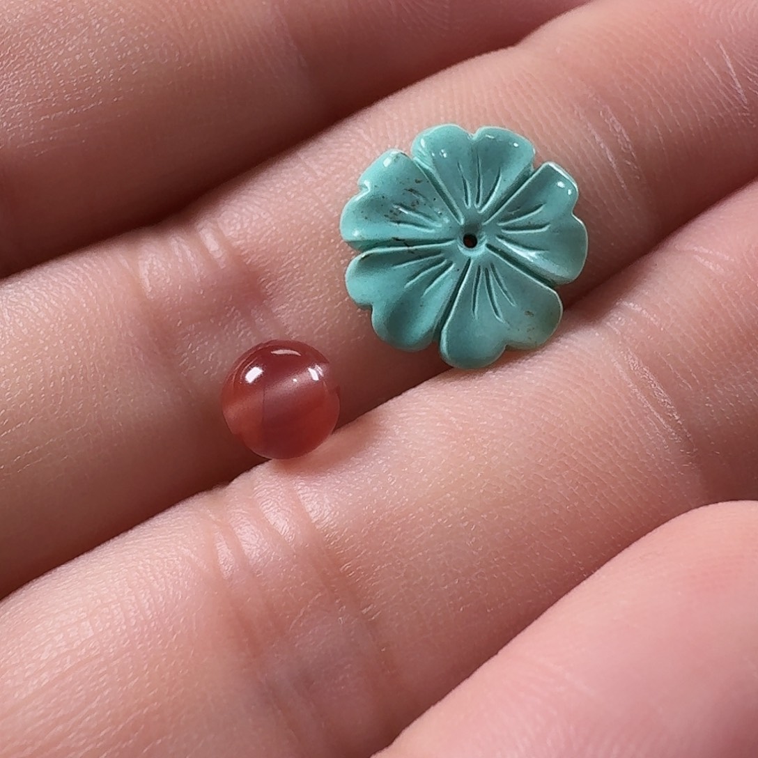 南红玛瑙未镶嵌颈饰