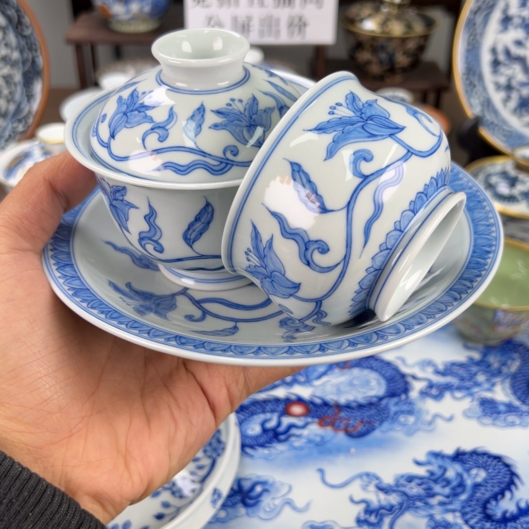 三***份景德镇手工手绘陶瓷