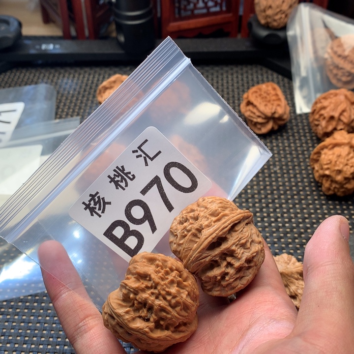 吊坠文玩核桃白狮子