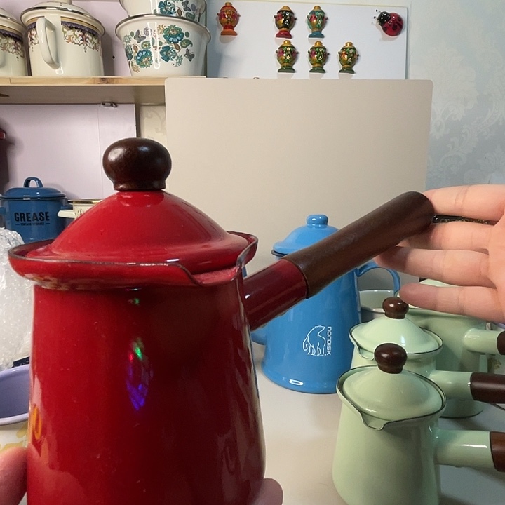 400毫升土耳其咖啡器橡木把手高品质