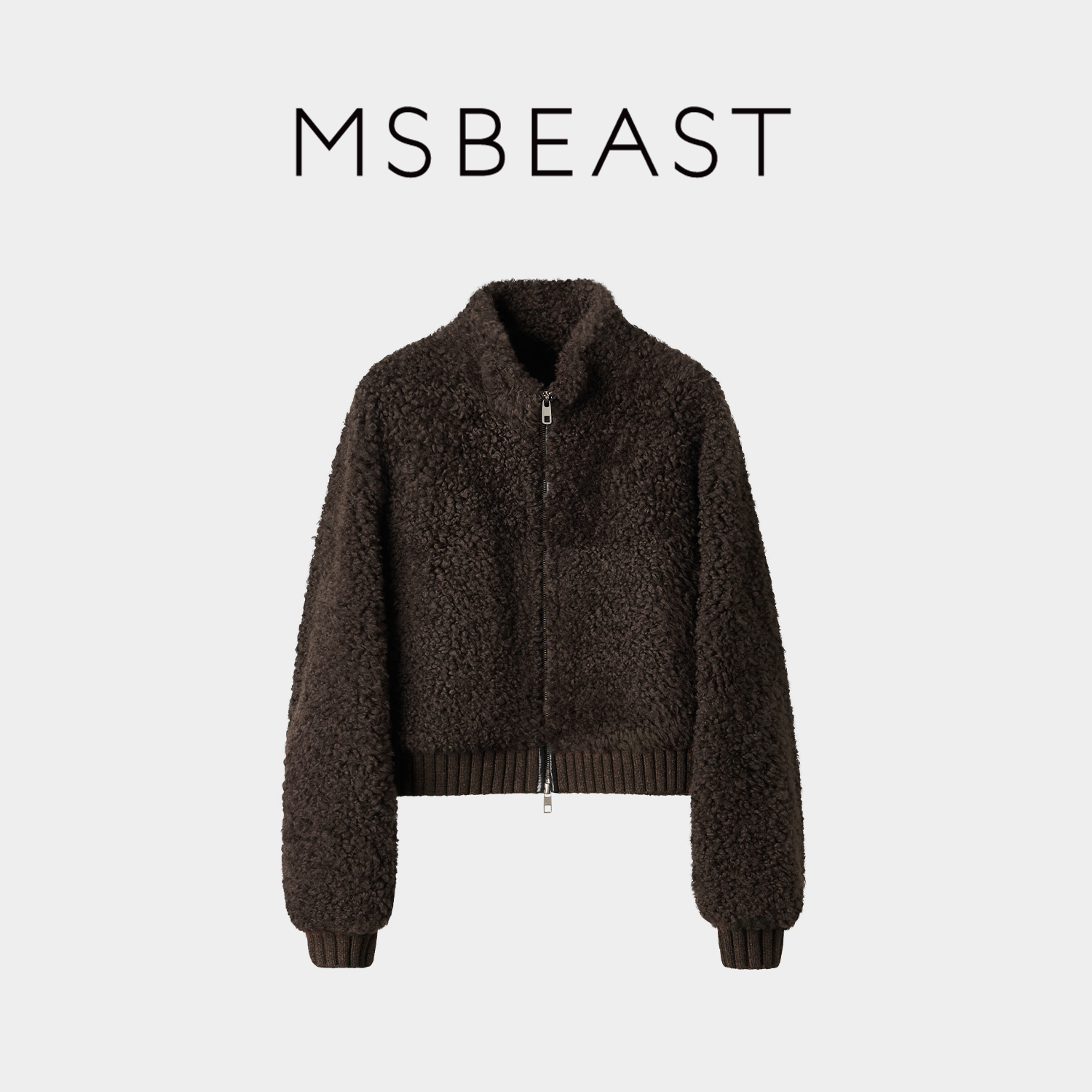 MSBEAST美利奴皮毛一体小立领棒球服 | 沙丘礁石