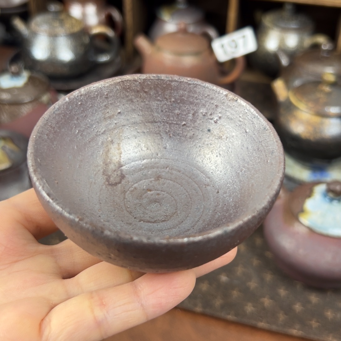 柴烧柴烧茶器主人杯