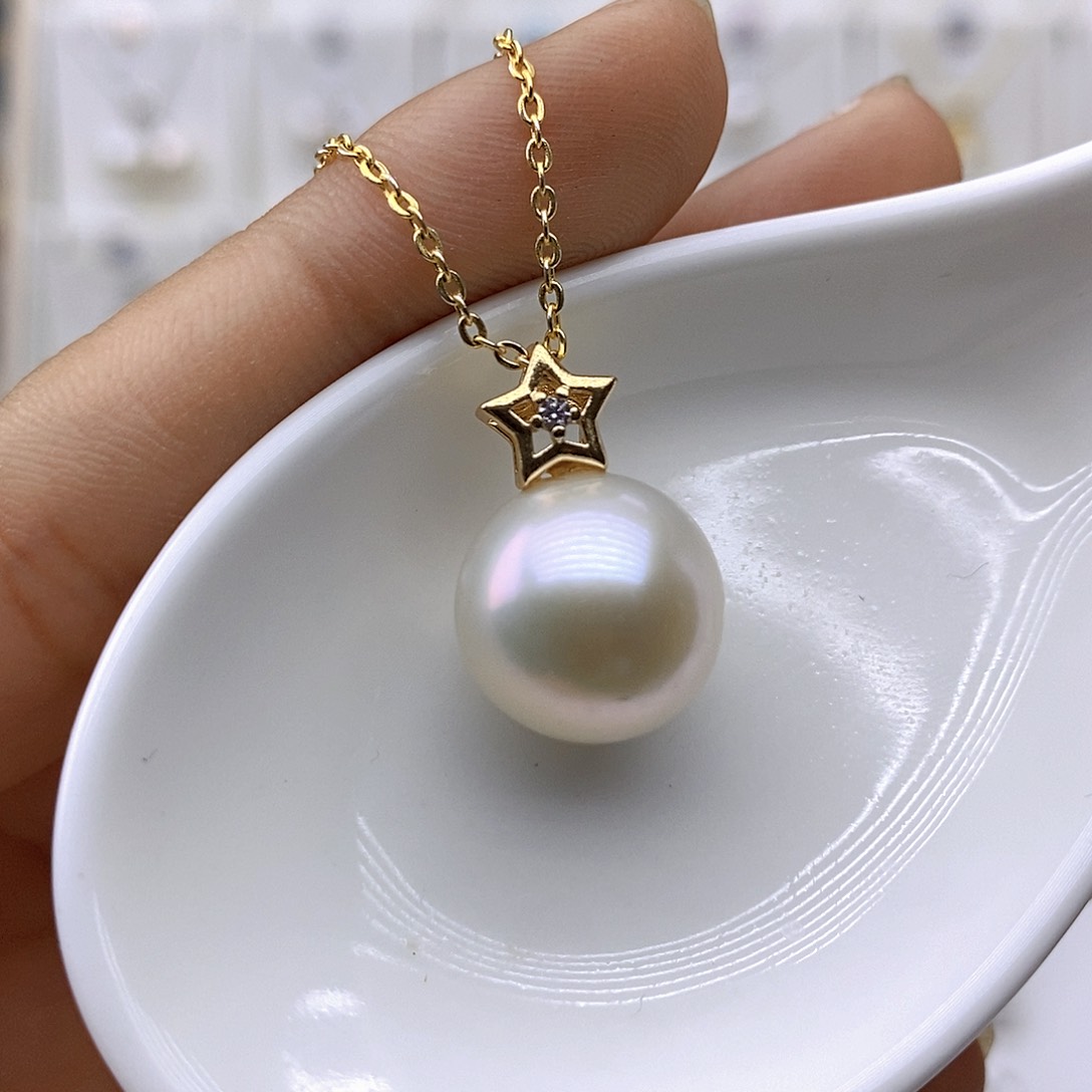 淡水珍珠未镶嵌吊坠(赠链)