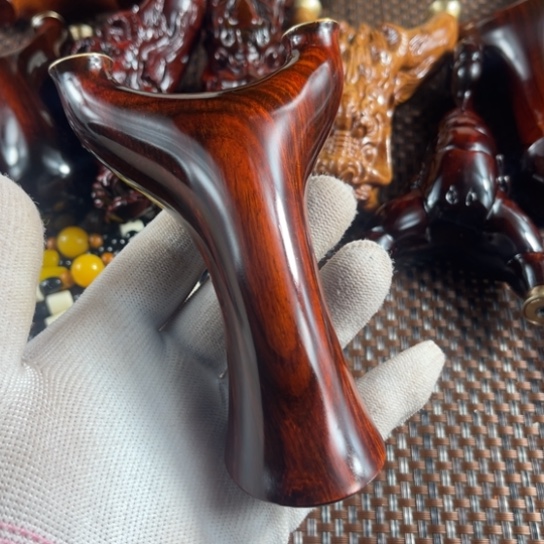 非洲紫檀（红花梨）紫檀80夜飞虎17铜