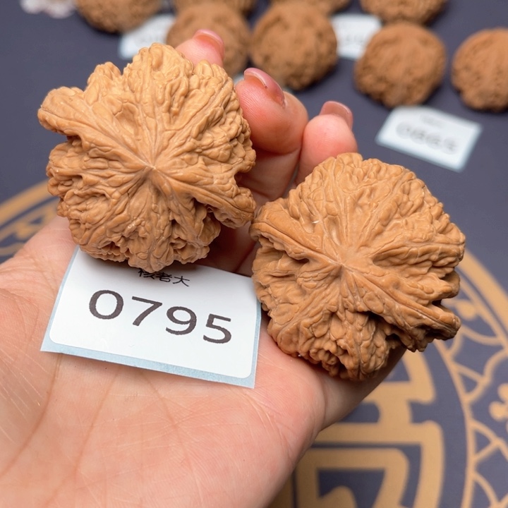 文玩核桃把件47大粗筋 0795