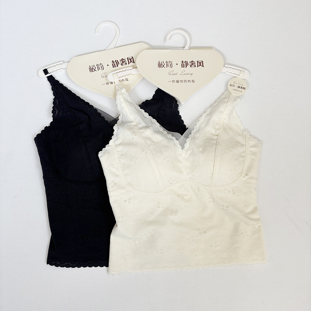 质感蕾丝吊带背心 性感百搭美背 057