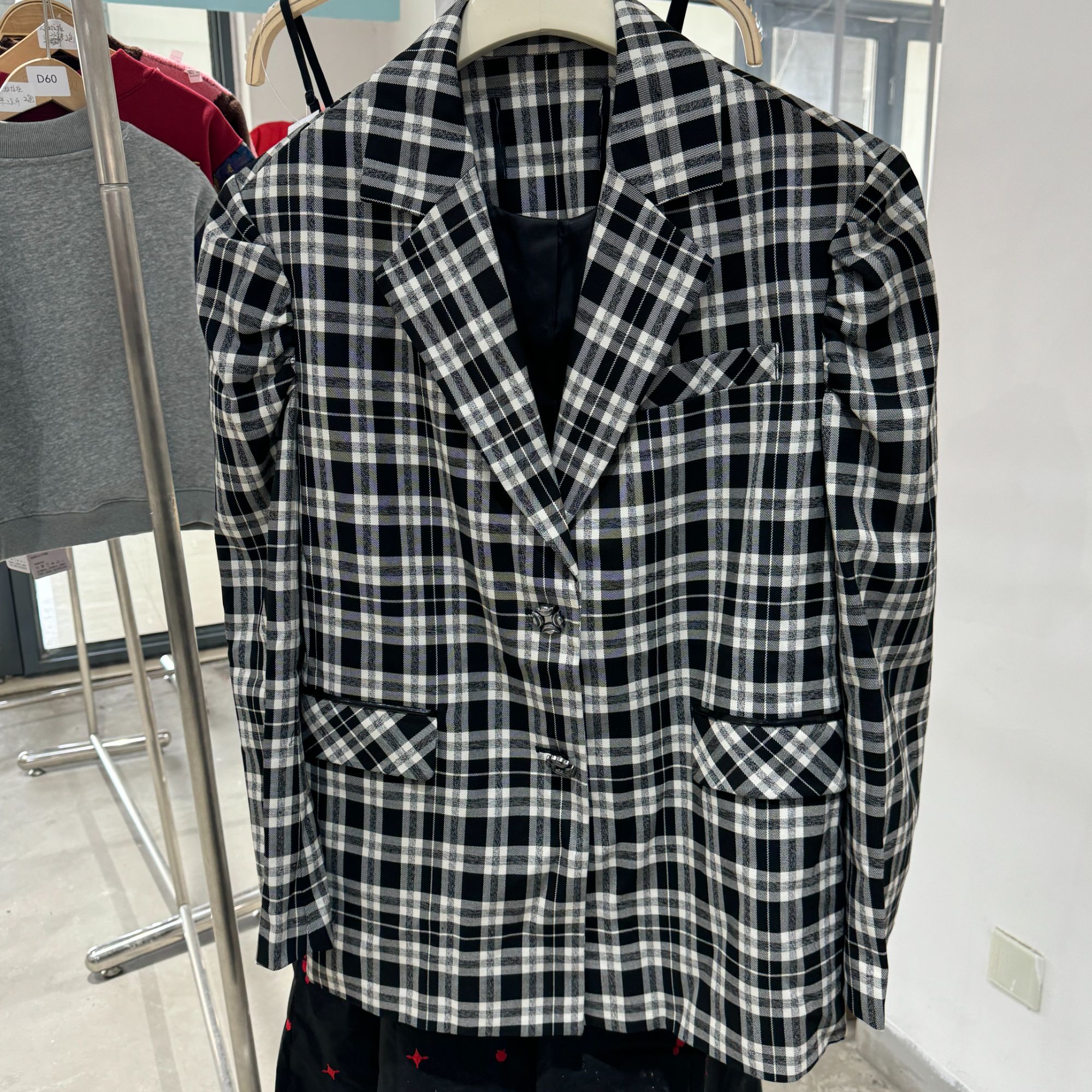 HJ格纹西装-04B8