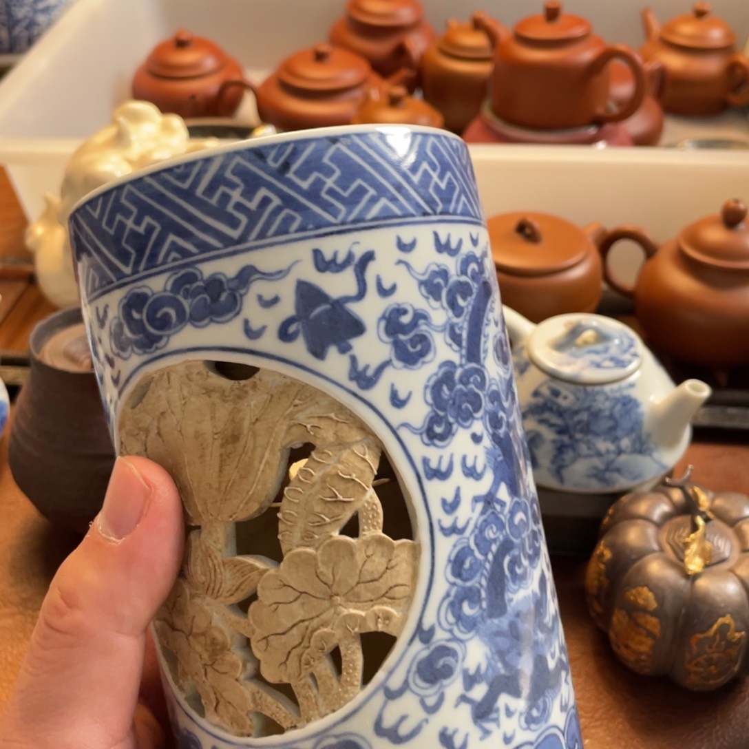 魔***鹿瓷片核桃两个球核桃两个球炉子