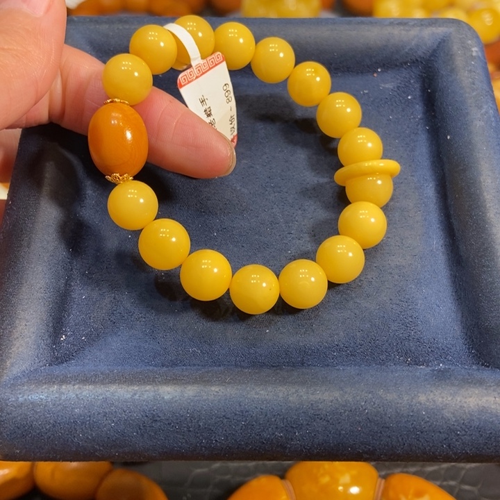 蜜蜡手链未镶嵌蜜蜡