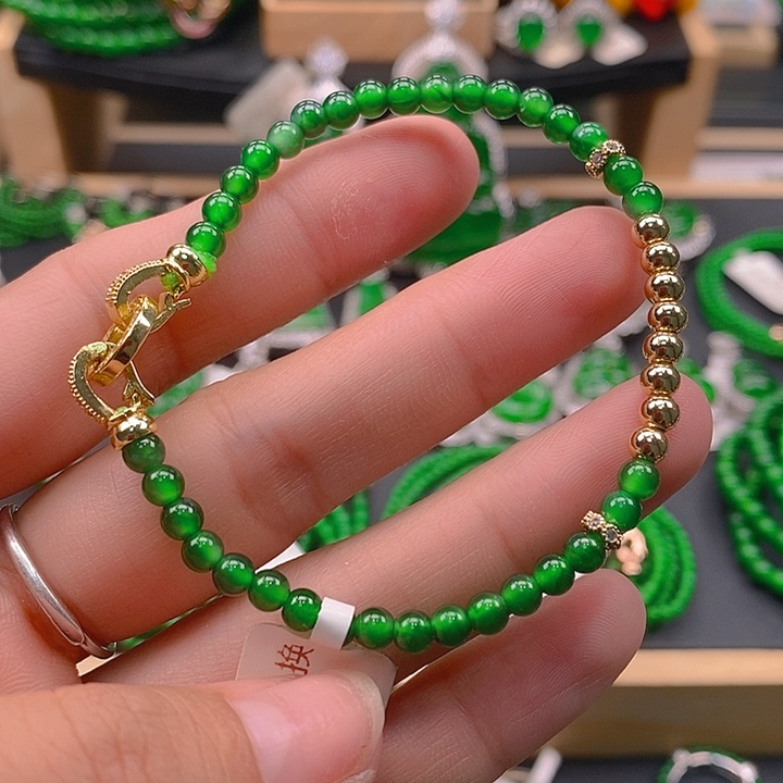 颈饰未镶嵌翡翠翡翠手链