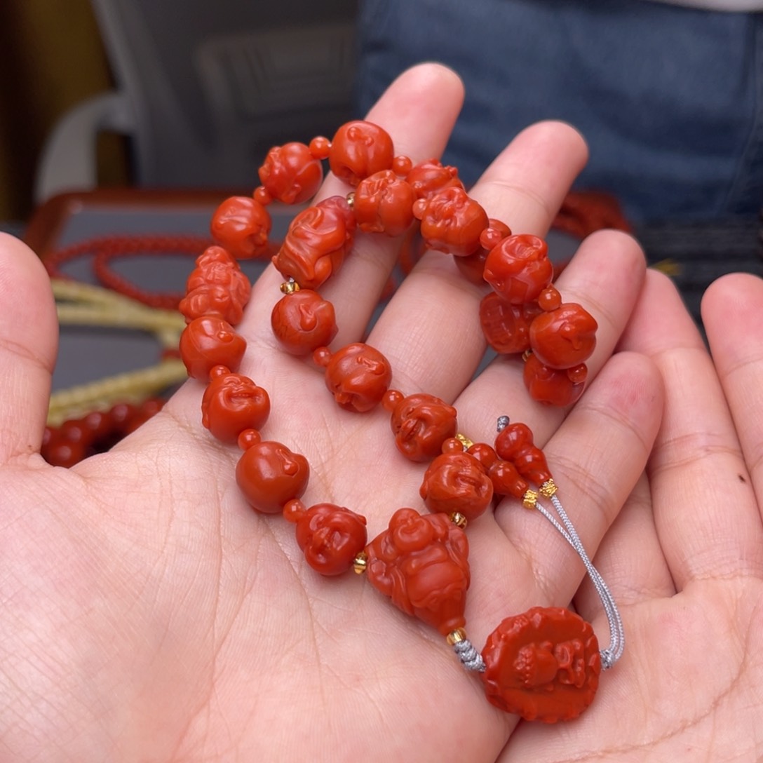 南红玛瑙配饰卡11尺寸未镶嵌