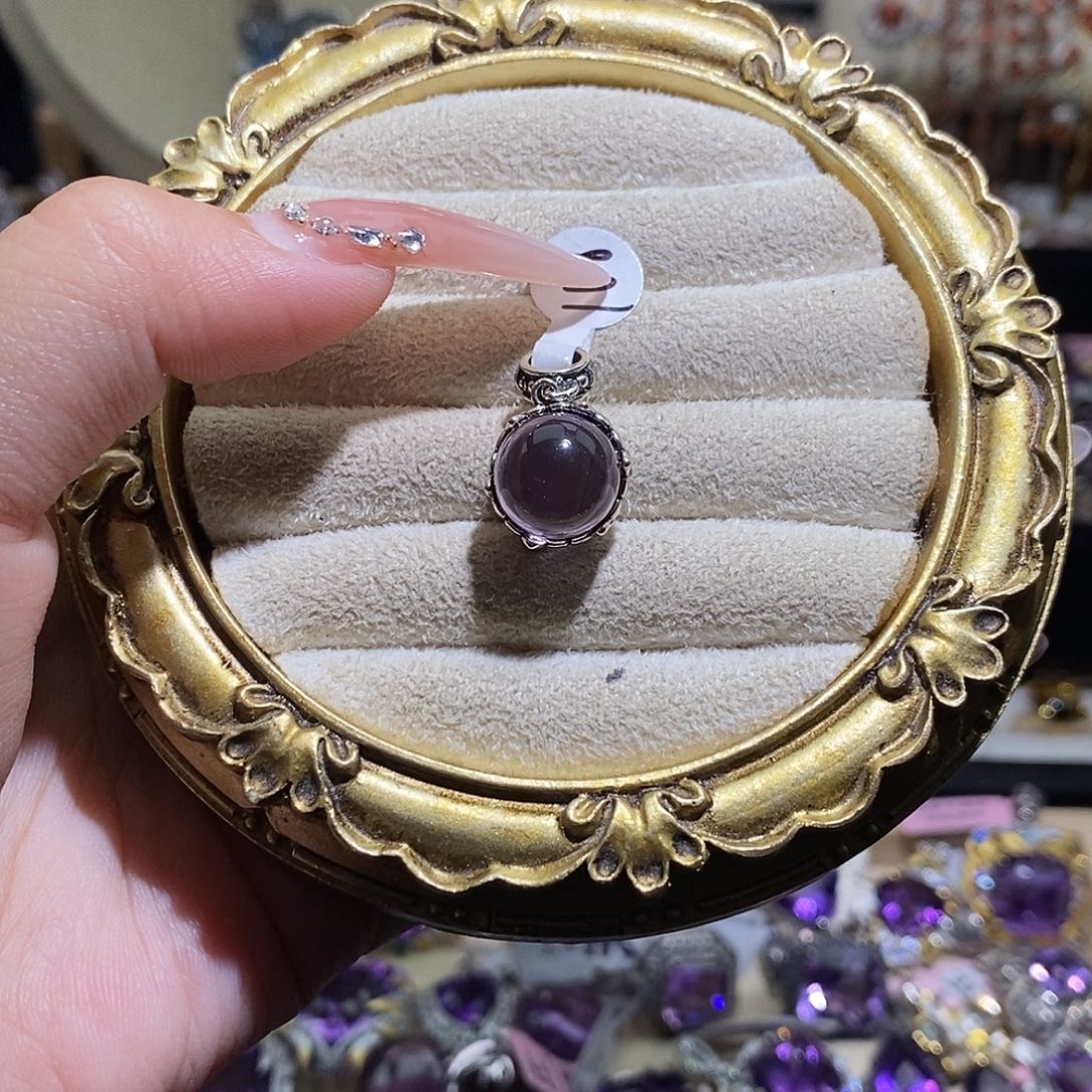 c***u银S925镶嵌水晶戒指