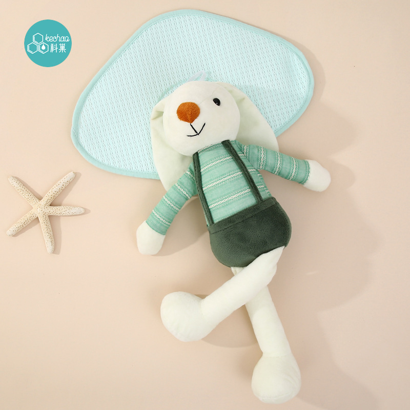 云片枕婴儿夏季吸汗透气宝宝凉枕新生儿枕巾云朵天丝枕四季通用