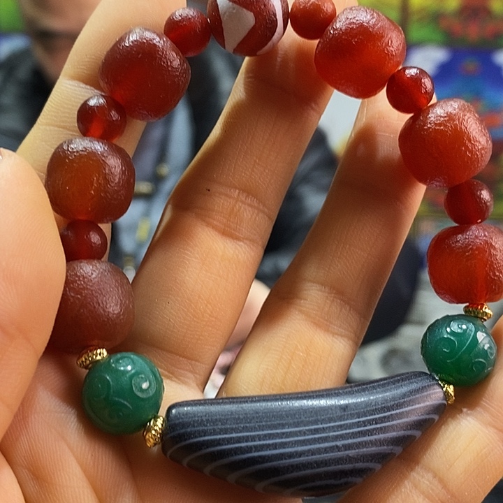 玛瑙/玉髓手链未镶嵌268