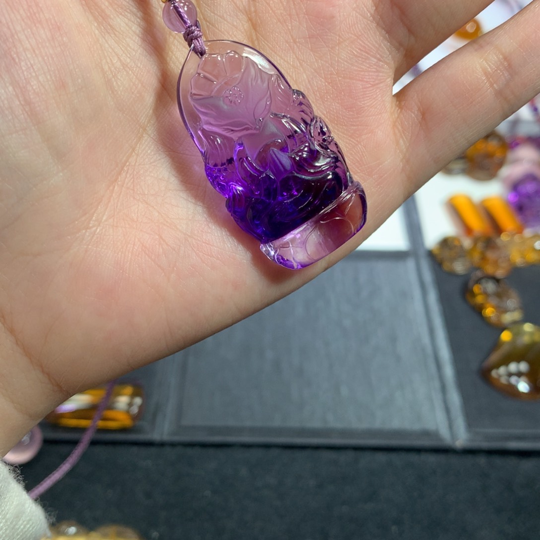 未镶嵌颈饰水晶天然