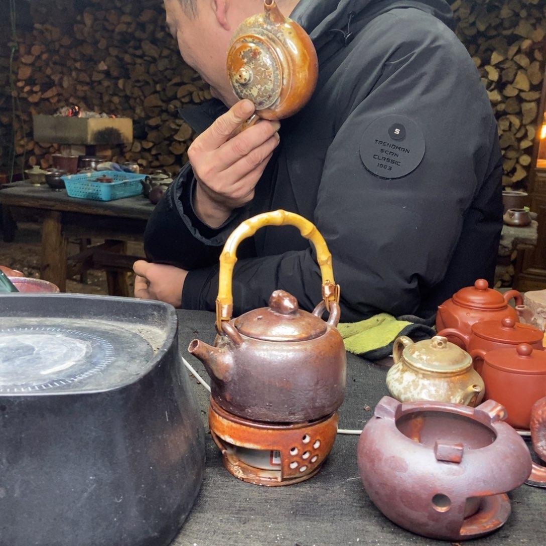 紫砂手工纯手工窑变中白泥