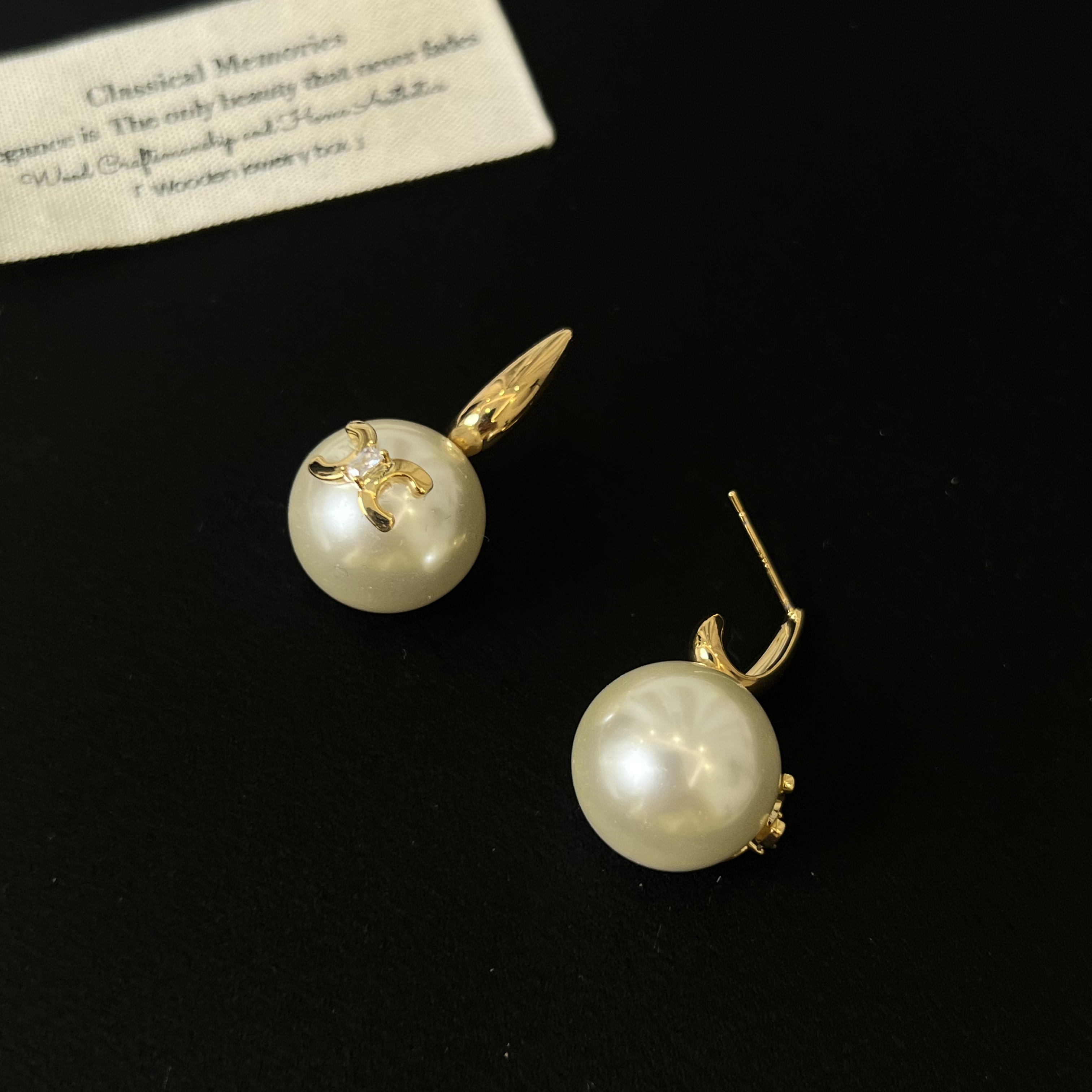 铜合金耳饰 轻奢个性珠珠女人味耳环632